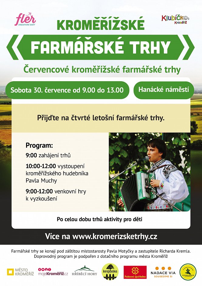 Červencové farmářské trhy