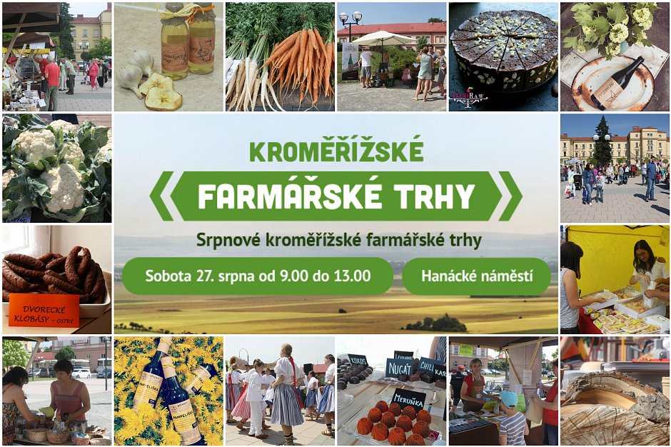 Další Kroměřížské farmářské trhy už tuto sobotu!